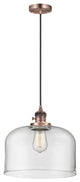 INNOVATIONS 201CSW-AC-G72-L 1-Light Mini Pendant Antique Copper