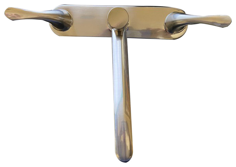Two Handle Kitchen Faucet in Brushed Nickel Finish