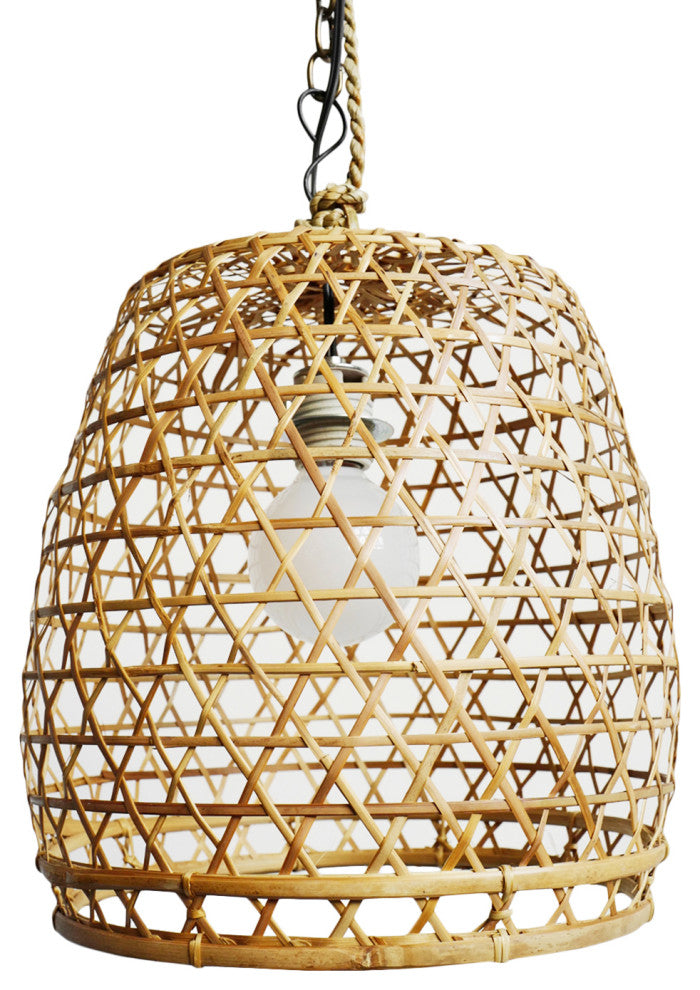 Flat Top Fish Basket Lantern Small