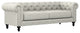 Nativa Interiors London 90" Sofa, Gray, Deep Plush Depth
