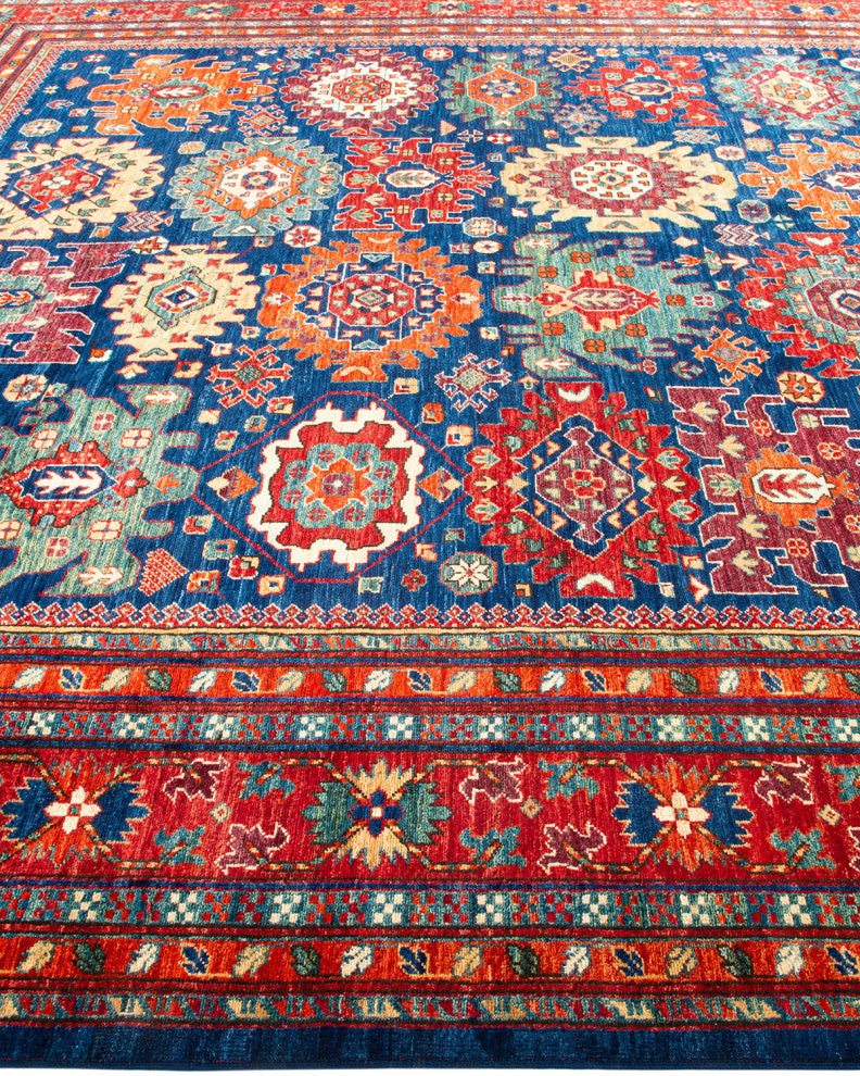 SERAPI, Hand Knotted Area Rug 9' 9" X 9' 8"