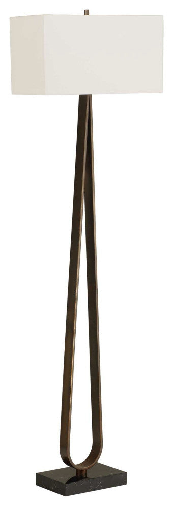 Uttermost Galloway Minimalist Bronze Floor Lamp