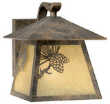 Whitebark Outdoor Wall Light, 7"
