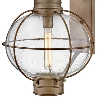 Hinkley Cape Cod 26.75" Large Outdoor Wall Mount Onion Lantern, Burnished Bronze