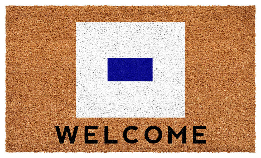 Calloway Mills Nautical Personalized Doormat, Letter S