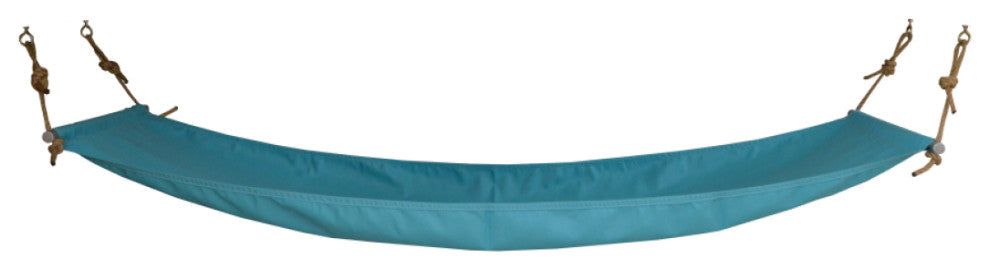 Hammock with Mounting Hardware, Aqua, Twin