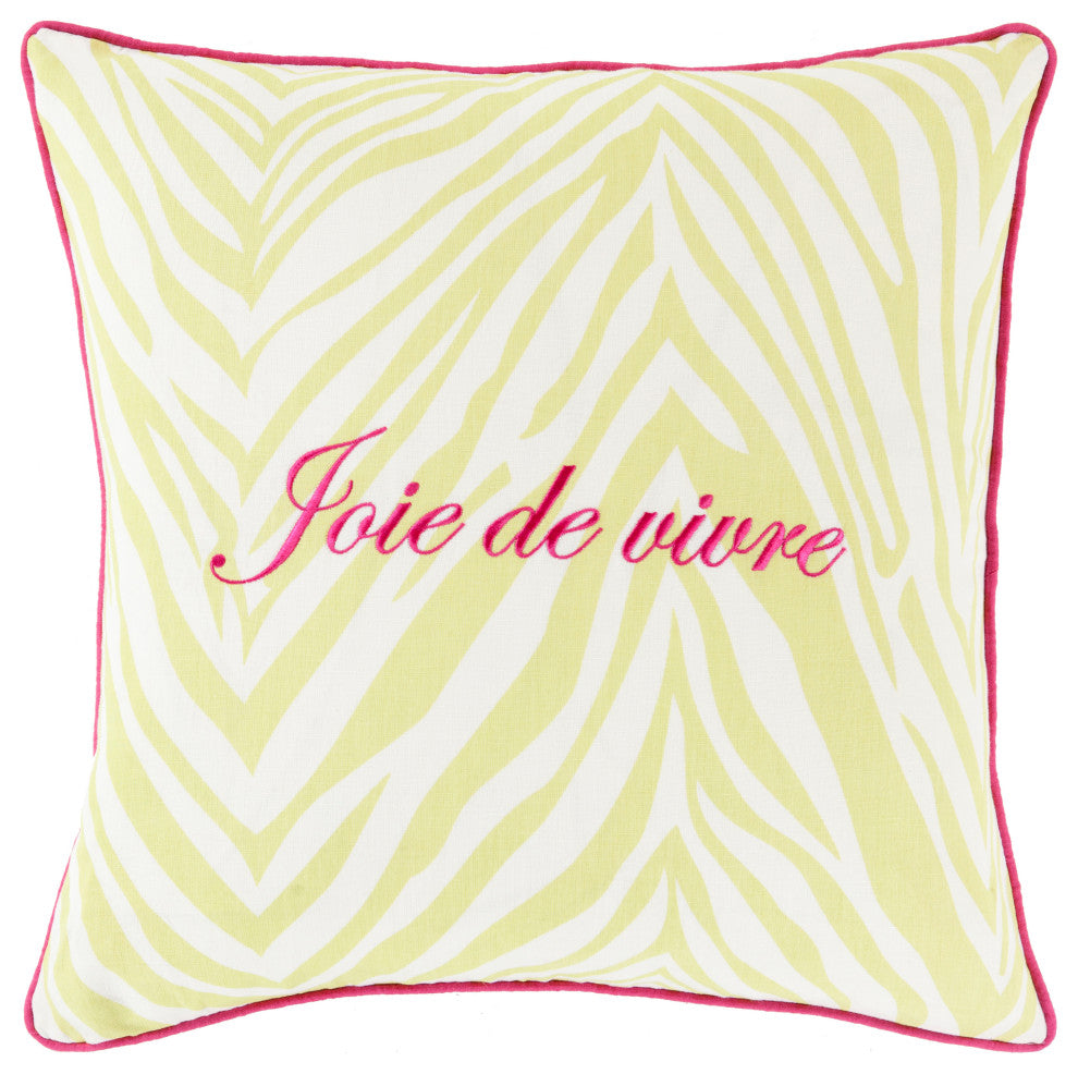 Surya Joie de Vivre JDV-001 18" x 18" Pillow Kit