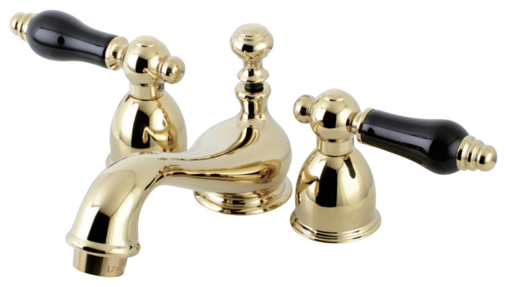 Kingston Brass Mini-Widespread Bathroom Faucet, Polished Brass