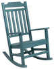 Flash Furniture Winston All-Weather Poly Resin Rocking Chair in Teal
