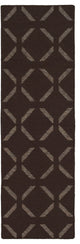 Surya Stallman SLM-1016 4'x6' Rug, Dark Brown/Sea Foam