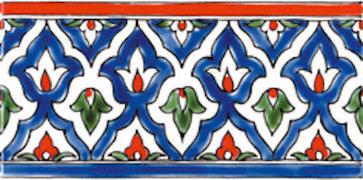 3.94"x7.87" Istanbul Border set of 10