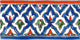 3.94"x7.87" Istanbul Border set of 10