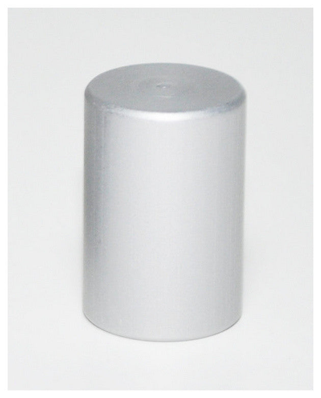 Art Glass Opaline Pull, Alum Post, Opaline, Black, Knob