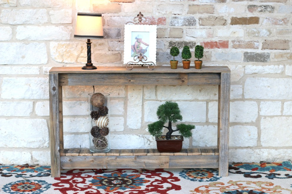 46" Rustic Console, Natural