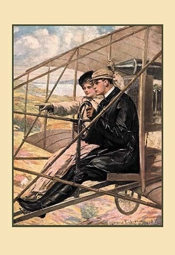 The Flying Machine- Gallery Wrapped Canvas Art 28" x 42"