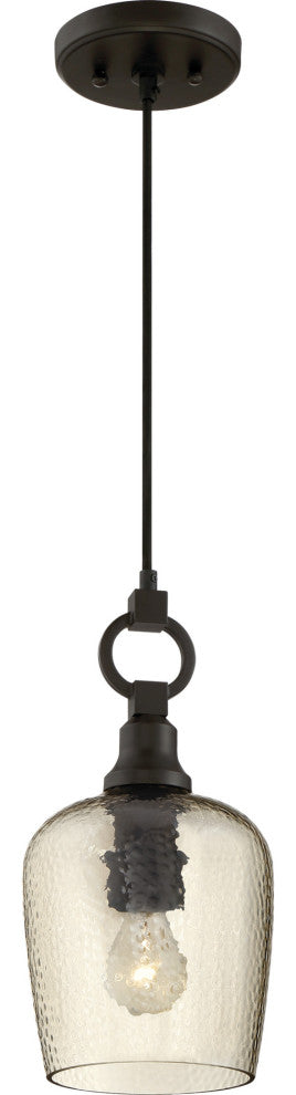 Quoizel CKKD1507 Kendrick 1 Light 7"W Mini Pendant - Western Bronze
