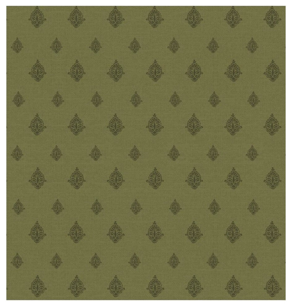 "Woodcut Pattern I" Digital Paper Print by Daphne Brissonnet, 44"x46"
