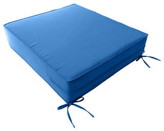|COVERS ONLY| Medium Pipe Trim Deep Seat and Back Pillow Slipcover AD102