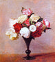 Henri Fantin-Latour Roses in a Vase, 20"x25" Wall Decal Print