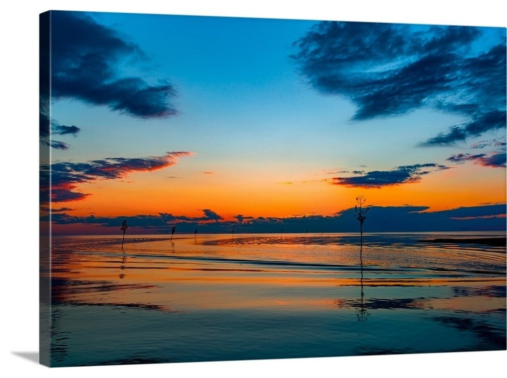 "Rock Harbor" Wrapped Canvas Art Print, 48"x32"x1.5"