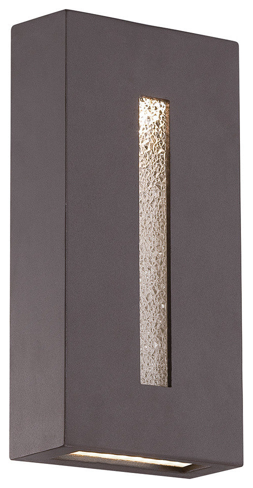 WAC Lighting Tao 12" LED Indoor or Outdoor Wall Light, Bronze