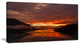 "Sunrise in Cloudy Day New Zealand" Landscape Canvas Photo Print, 32"x16"
