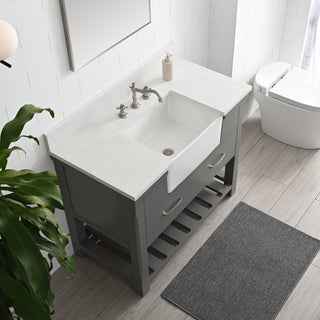 Wesley 42" Bathroom Vanity, Gray