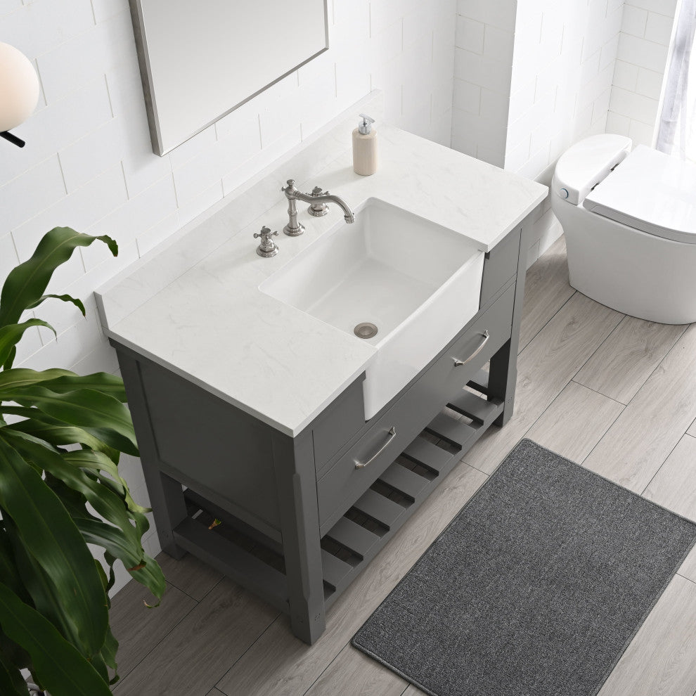 Wesley 42" Bathroom Vanity, Gray