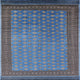 Ahgly Company Indoor Square Mid-Century Modern Area Rugs, 3' Square