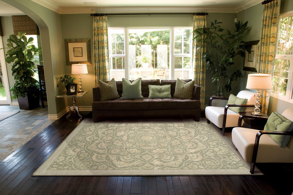 NOURISON REGAL GREEN AREA RUG