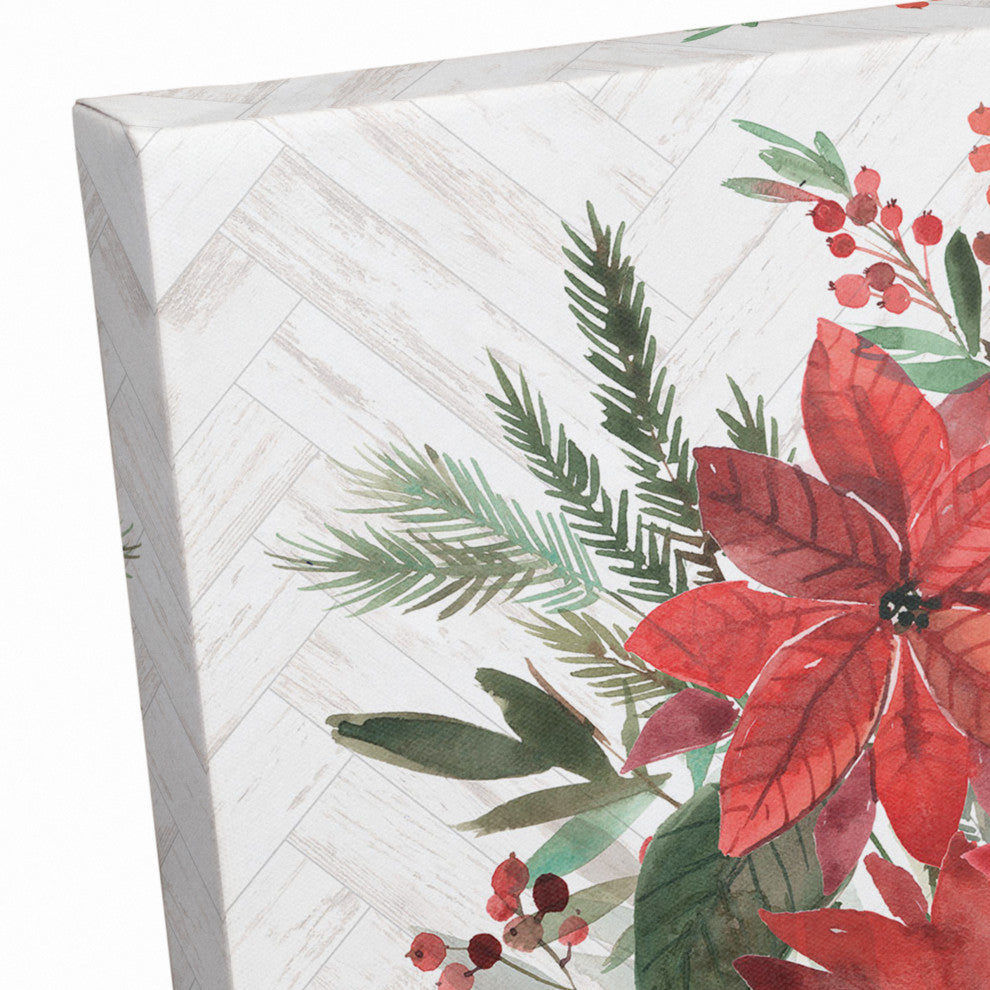 Holiday Bouquet 12x12 Canvas Wall Art