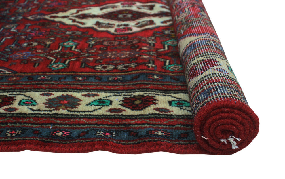 Vintage Distressed Cereza Burgundy Rug