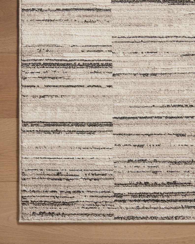 Loloi II Darby Charcoal / Sand 2''-7" x 12''-0" Runner Rug