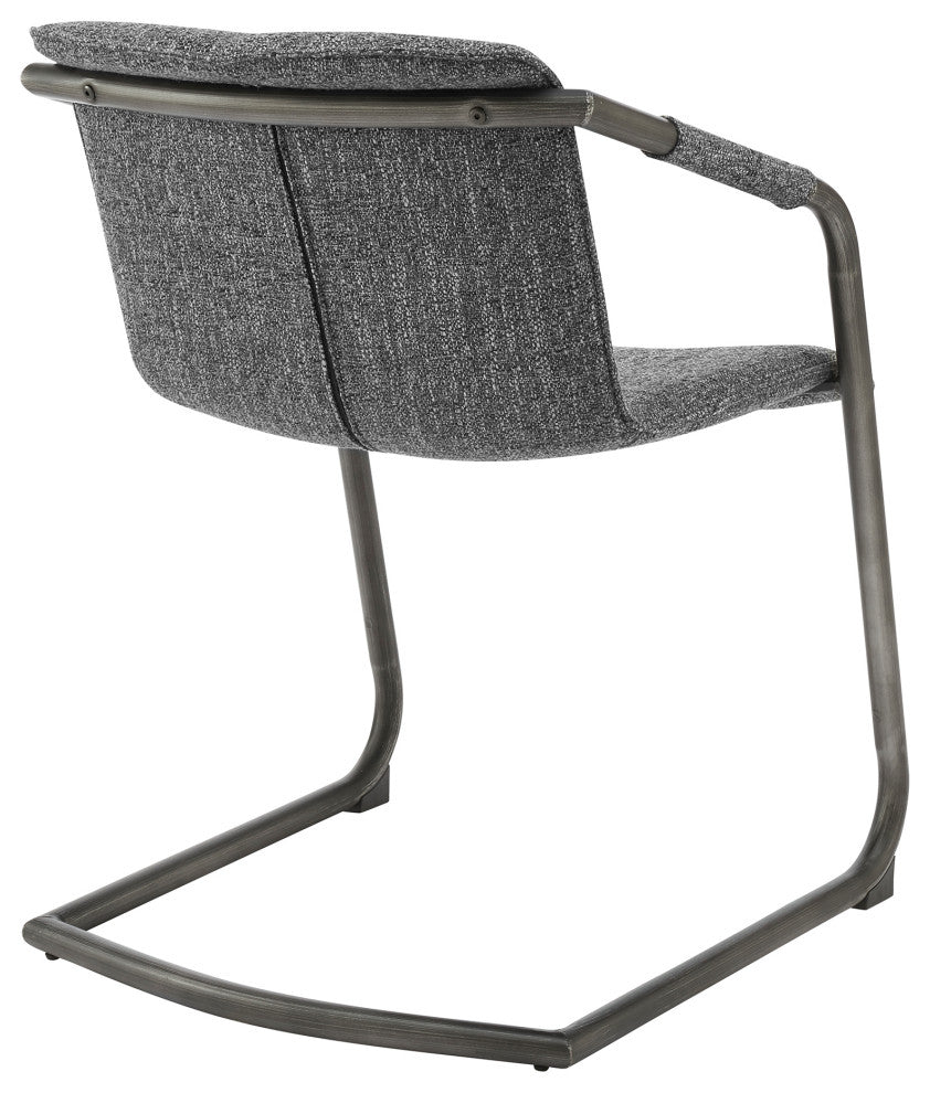 Indy Dining Side Chair, Set of 2, Blazer Dark Gray