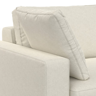 Charlie Left-Facing Sectional in Tightly Woven Performance Fabric