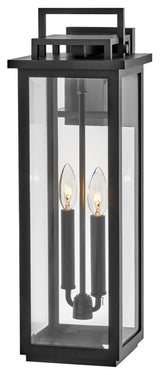 Hinkley Winthrope 22" Large Outdoor Wall Mount Lantern, Black