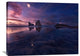 "Golden Bay When Night Falls" Stretched Canvas Giclee by Yan Zhang, 36x27"