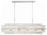 Crystorama Lighting Group HAY-1417 Hayes 16 Light 50"W Crystal - Polished