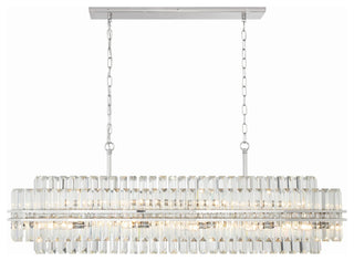 Crystorama Lighting Group HAY-1417 Hayes 16 Light 50"W Crystal - Polished