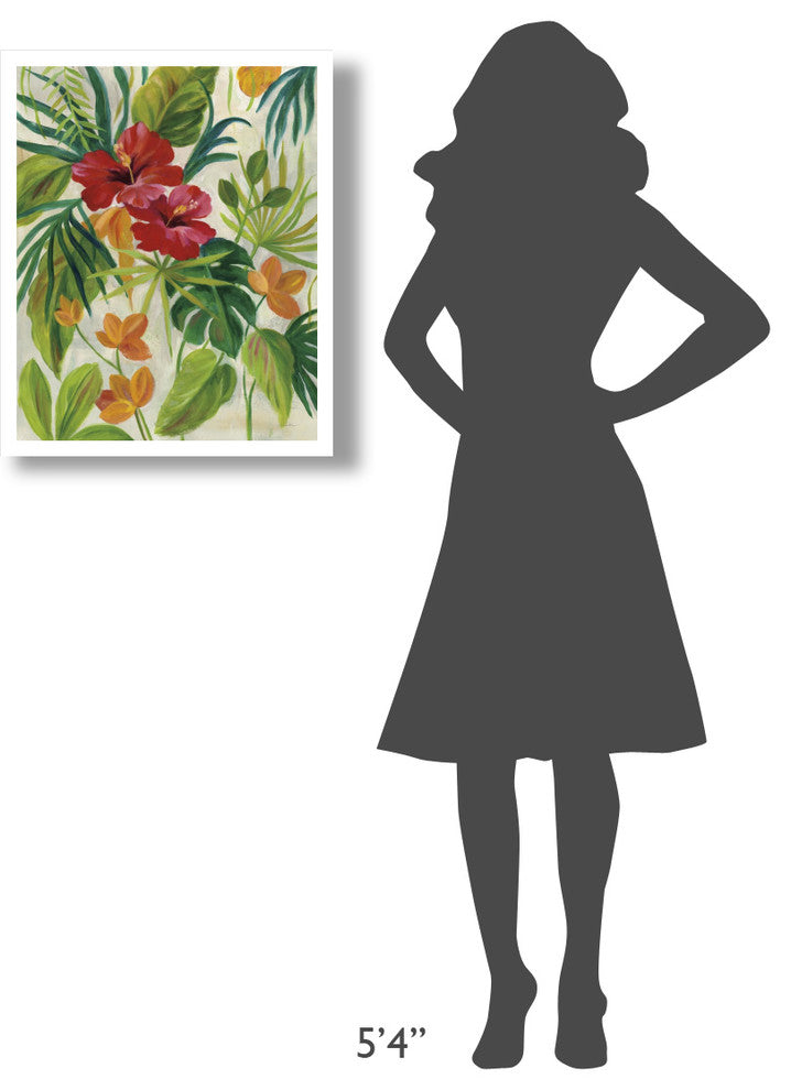"Tropical Jewels II v2 Crop" Digital Paper Print by Silvia Vassileva, 22"x26"