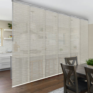 Eliana 6-Panel Track Extendable Vertical Blinds 98-130"W