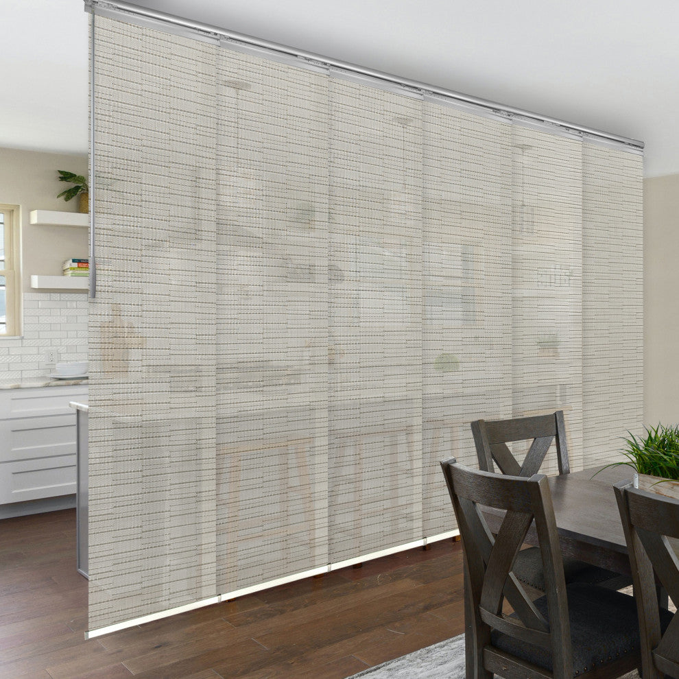 Eliana 6-Panel Track Extendable Vertical Blinds 98-130"W