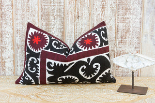 Rozi Bukhara Suzani Lumbar Pillow