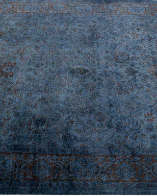 Overdyed, One-of-a-Kind Handmade Area Rug Gray, 4'1"x6'4"