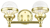 Livex Lighting Polished Brass 2-Light Vanity Sconce