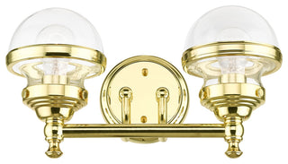 Livex Lighting Polished Brass 2-Light Vanity Sconce