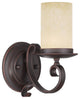 LIVEX LIGHTING 5481-58 1 Light Imperial Bronze Wall Sconce