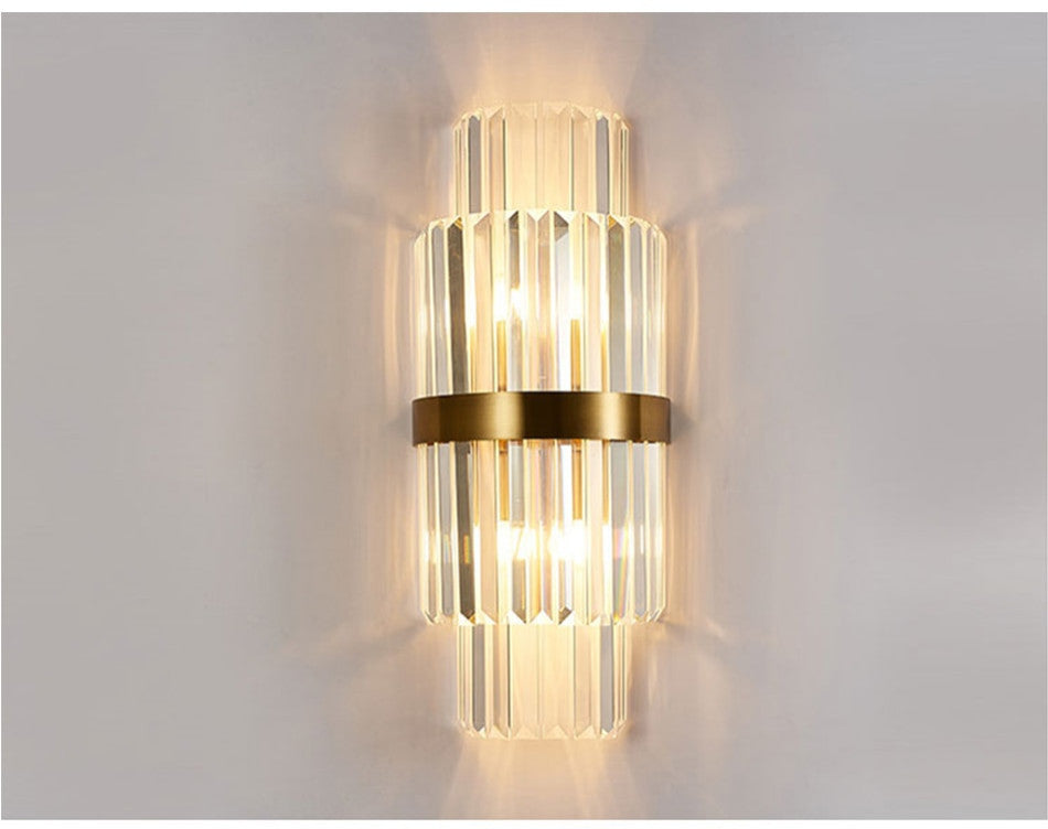 Kriens | Modern Crystal Wall Lamp for Bedroom