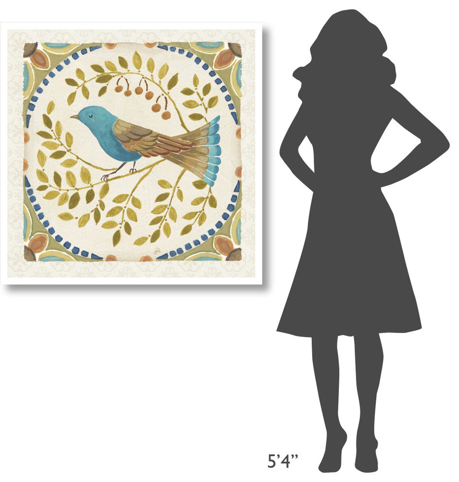 "Love Tales XIII" Digital Paper Print by Daphne Brissonnet, 38"x38"