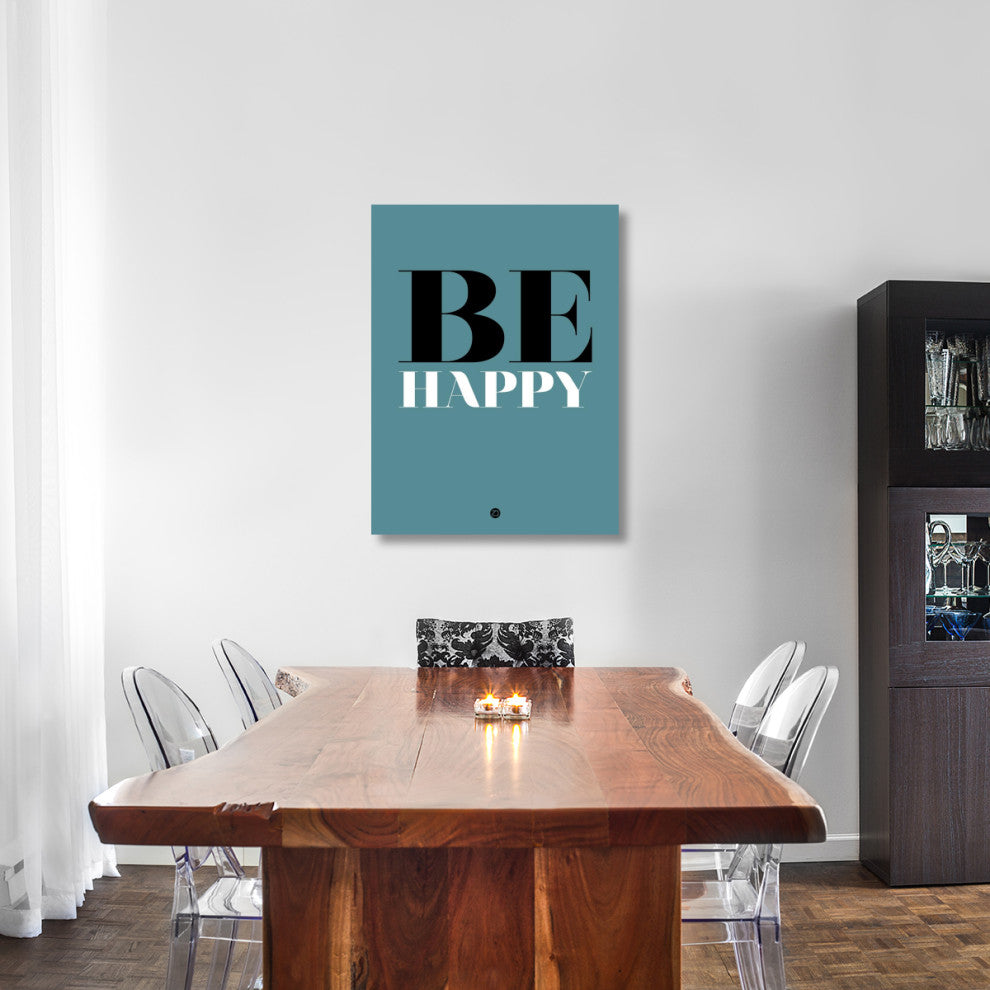 "Be Happy Poster 1" Fine Art Print